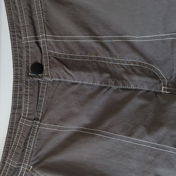 Free People Tan Brown Cargo Shorts - Size 6 - Picture 3 of 7